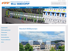 Tablet Screenshot of ewaadorf.ch